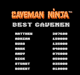 Joe & Mac - Caveman Ninja -  - User Screenshot